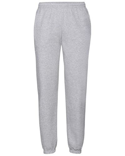 Fruit Of The Loom Classic 80 20 Jogging Bottoms - Grey