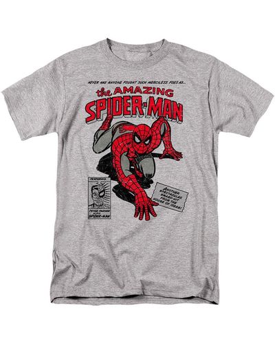 Marvel Spiderman Merciless Foes T-shirt - Grey