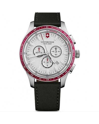 Victorinox Alliance Sport Chronograph Stainless Steel Luxury Watch - 241819 - White