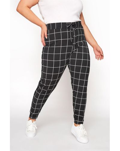 Yours Cuffed Trousers - Black