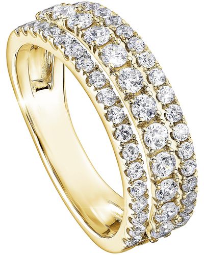 Created Brilliance Colette Yellow Gold Lab Grown Diamond Ring - Metallic