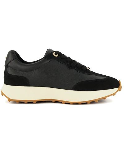 Dune emerald shop embellished runner trainers