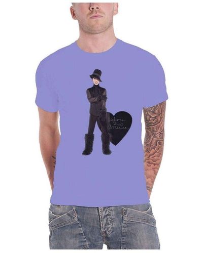 Prince Heart Cotton T-shirt - Blue