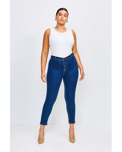 Italian Stretch Velvet Flare Pants | Karen Millen