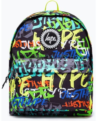 Hype Graffiti Logo Backpack - Green
