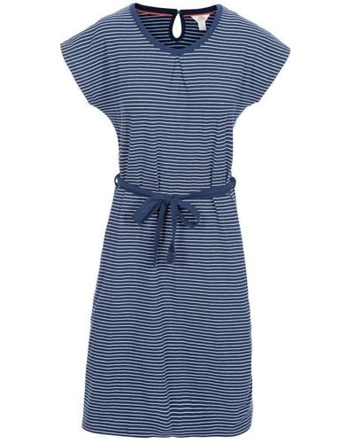 Trespass Lidia Spotted Round Neck Casual Dress - Blue