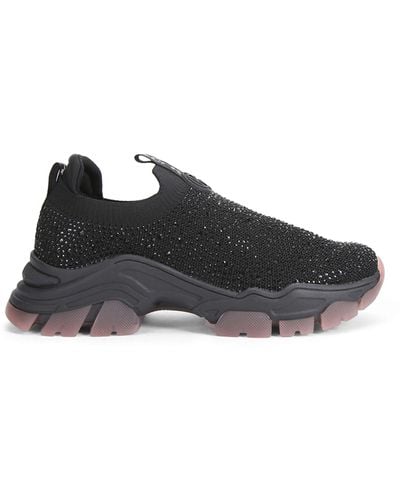 KG by Kurt Geiger 'limitless Knit Low Bling' Trainers - Black