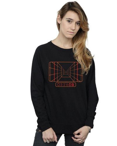 Star Wars Targeting Computer Sweatshirt - Black