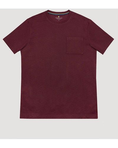 Larsson & Co Recycled Cotton T-shirt - Red