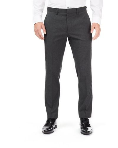 Burton Skinny Stretch Charcoal Trousers - Grey