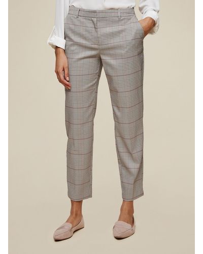 Dorothy Perkins Tall Grey Checked Trousers