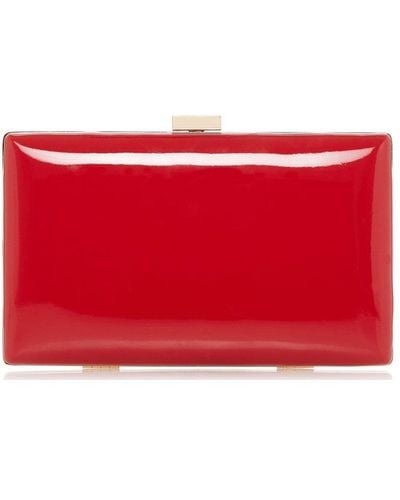 Dune 'brocco' Clutch - Red