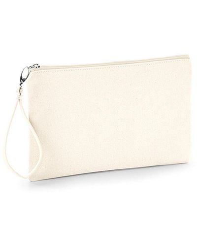 Westford Mill Canvas Wristlet Pouch - Natural