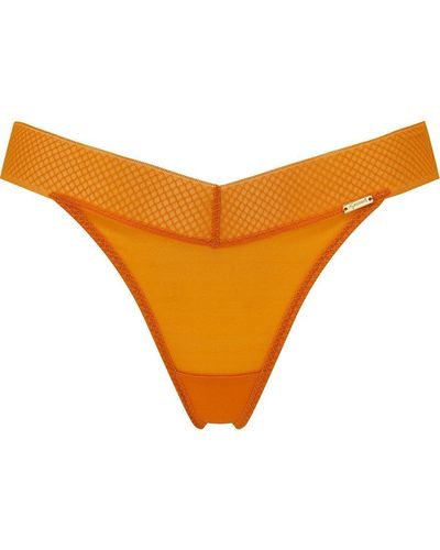 Gossard Glossies Tanga Thong - Orange