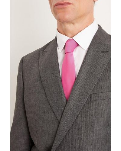 Burton Fuchisa Slim Fit Tie - Grey