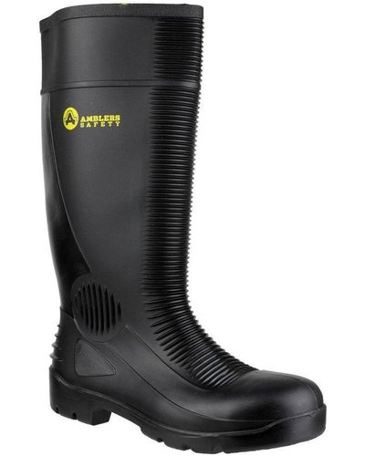 Amblers Safety 'fs100' Safety Wellington Boots - Black