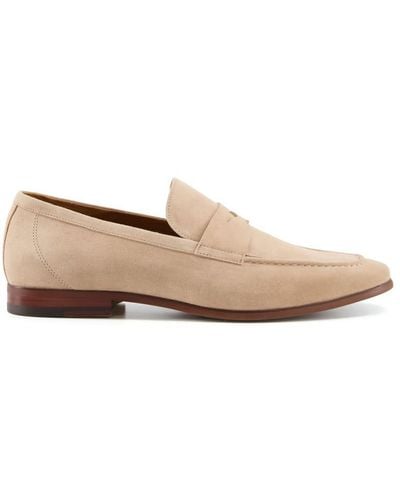 Dune 'silas' Suede Loafers - White