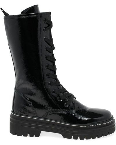 Gabor 'ghent' Calf Length Boots - Black