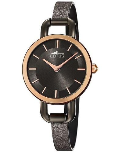 Lotus Stainless Steel Sports Analogue Quartz Watch - L18748/1 - Black