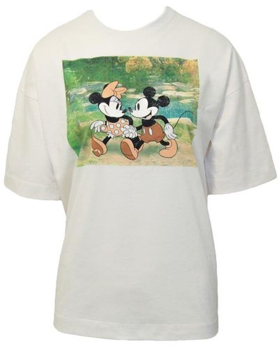Disney Lakeside Mickey & Minnie Mouse Oversized T-shirt - Green