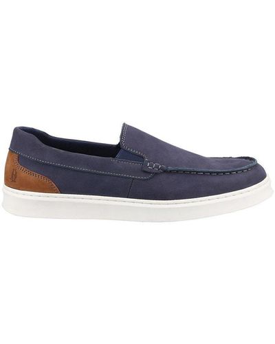 Hush Puppies Navy 'mount' Shoes - Blue