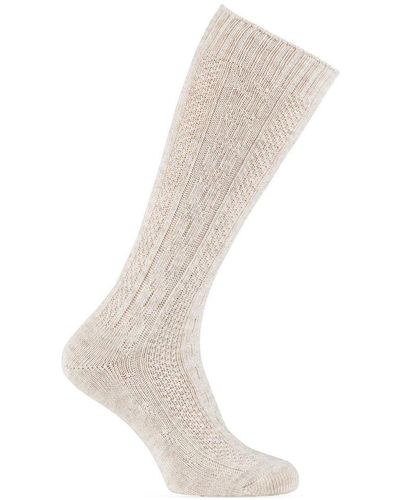 Totes Mid-length Boot Socks - White