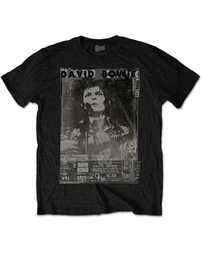 David Bowie Ziggy T-shirt - Black