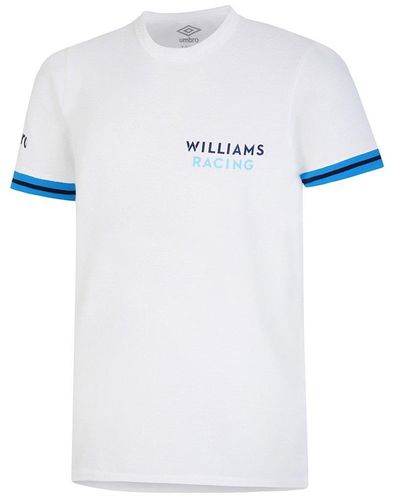 Umbro Williams Off Track Presentation Tee - White