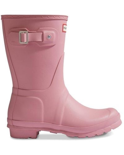 HUNTER Original Short Wellington Boots - Pink