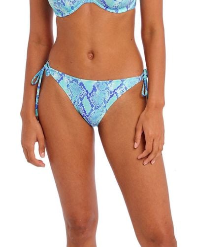 Freya Komodo Bay Tie Side Bikini Brief - Blue