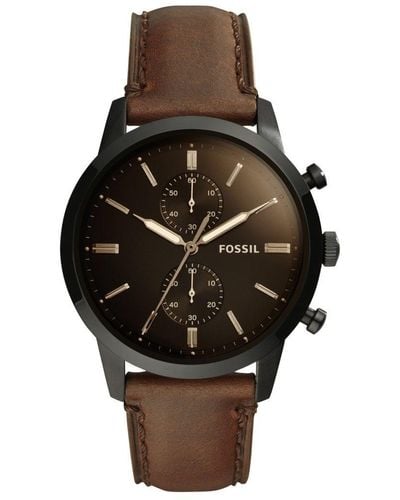 Fossil Fashion Analogue Quartz Watch - Fs5437 - Black
