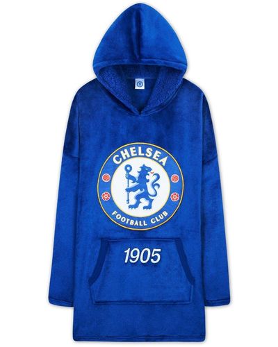 Chelsea Fc Oversized Hoodie - Blue