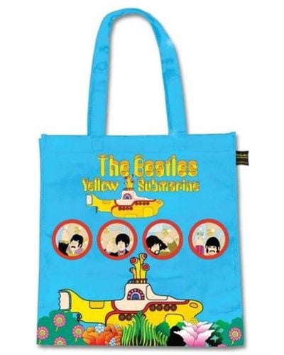 The Beatles Yellow Submarine Tote Bag - Blue