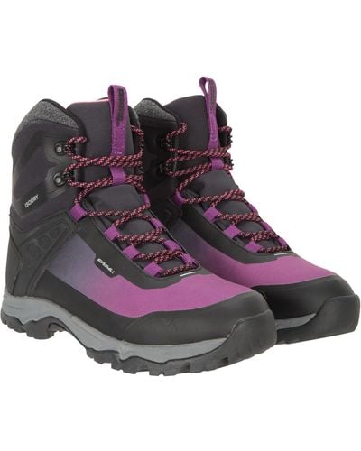 Mountain Warehouse Polar Ultra Ice Grip Boots Icelock Outsole Shoe - Purple