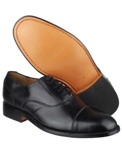 Amblers James Leather Soled Shoe Shoes - Black