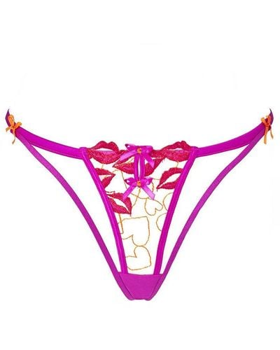 Ann Summers Kiss Me Quick String - Pink