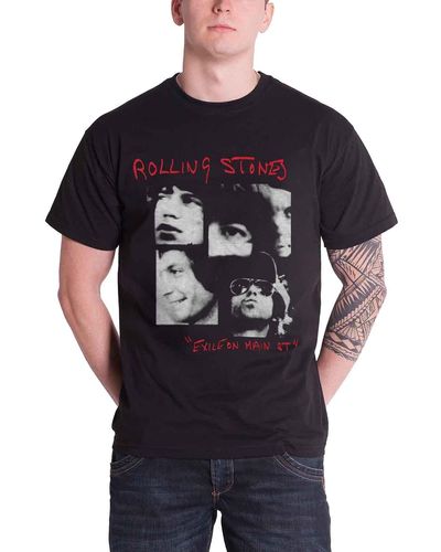 The Rolling Stones Exile On Main Steet T Shirt - Blue