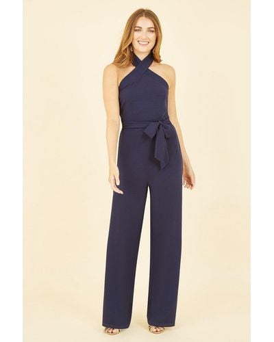 Halter Neck Jumpsuits for Women - Up to 86% off