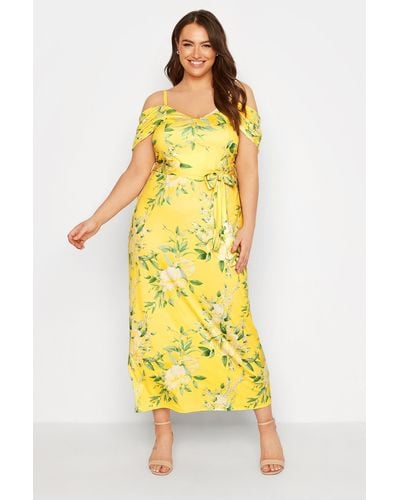 Yours Plus Size Maxi Dress - Yellow