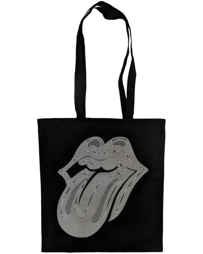 The Rolling Stones Hackney Diamonds Holo Tongue Tote Bag - Black