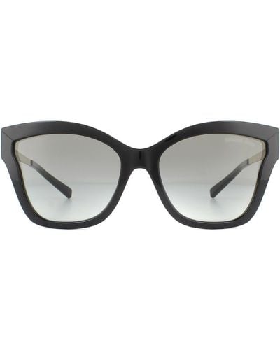 Michael Kors Square Black Grey Gradient Sunglasses