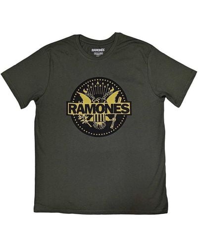 Ramones Gold Seal T-shirt - Black