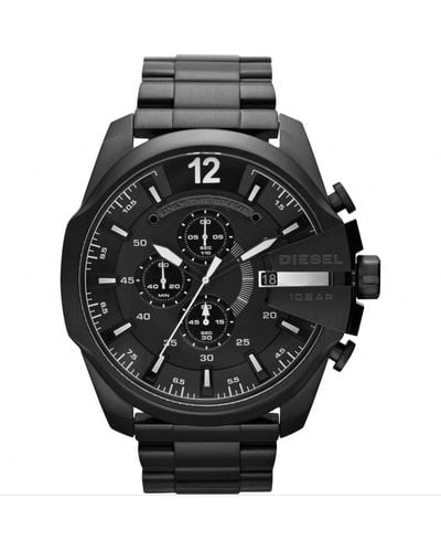 DIESEL Chief Plated Stainless Steel Fashion Analogue Quartz Watch - Dz4283 - Black
