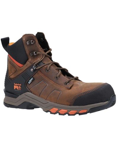 Timberland 'hypercharge Work' Leather Safety Boots - Brown