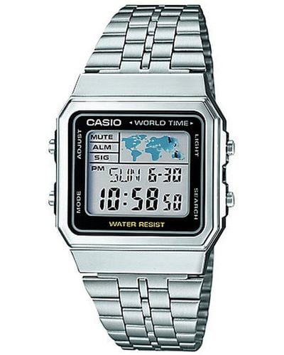 G-Shock Classic Stainless Steel Classic Digital Quartz Watch - A500wea-1ef - Black