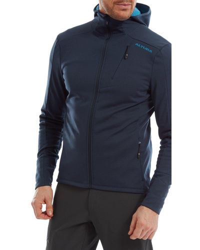 Altura Cave Softshell Cycling Hoodie - Blue