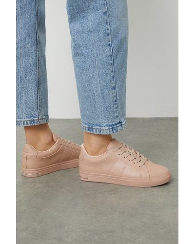 Dorothy Perkins Infinity Lace Up Trainers - Blue
