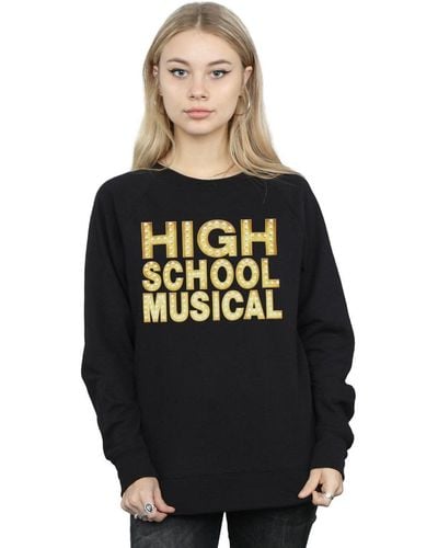 Disney High School Musical The Musical Lights Logo Sweatshirt - Black