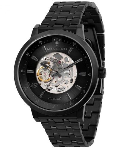 Maserati Gt Stainless Steel Sports Analogue Automatic Watch - R8823134003 - Black
