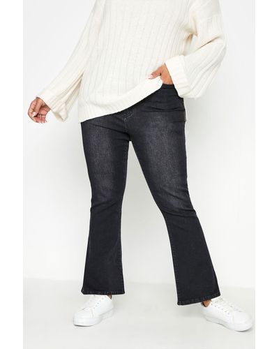Yours Flare Jeans - Black